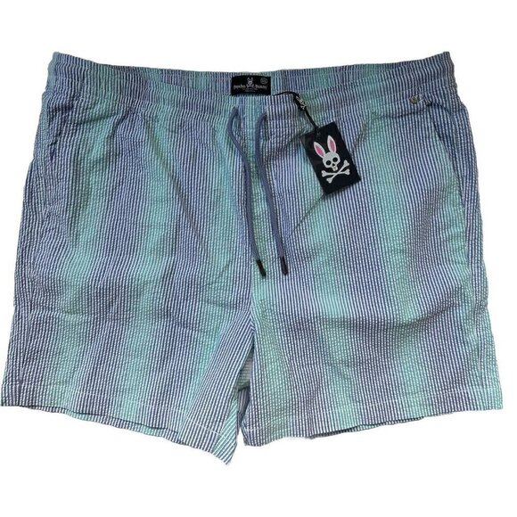 NWT PSYCHO BUNNY MENS TURBIN SHORTS - BRIGHT ROYAL, SIZE XXXL Swim Trunks - $105 - Picture 2 of 7